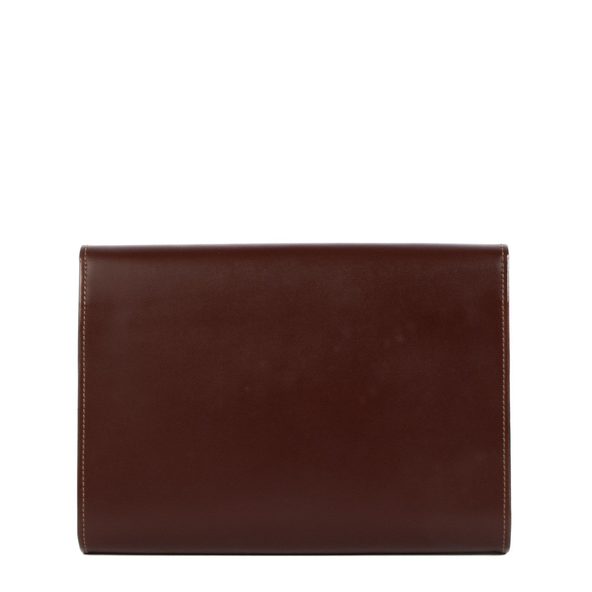 Buy real authentic Must De Cartier Burgundy Leather Clutch safe online at Labellov.com or in Brussels, Knokke and Antwerp