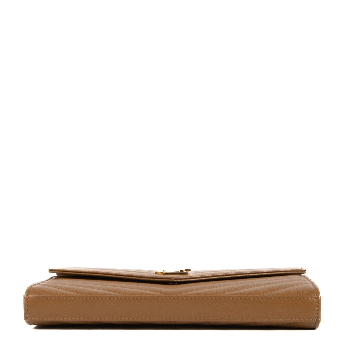 Buy real authentic Saint Laurent Cognac Cassandre Chain Wallet in very good condition at Labellov.com or in Brussels, Knokke and Brussels