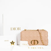 Authentic pre-loved Christian Dior Pink Large Caro Bag on Labellov.com