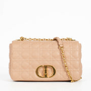 Authentic pre-loved Christian Dior Pink Large Caro Bag on Labellov.com