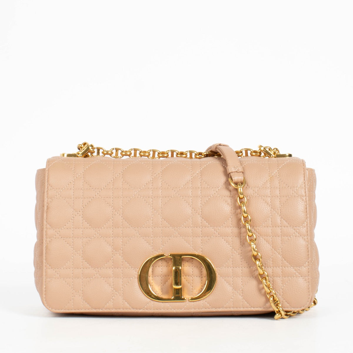 Authentic pre-loved Christian Dior Pink Large Caro Bag on Labellov.com