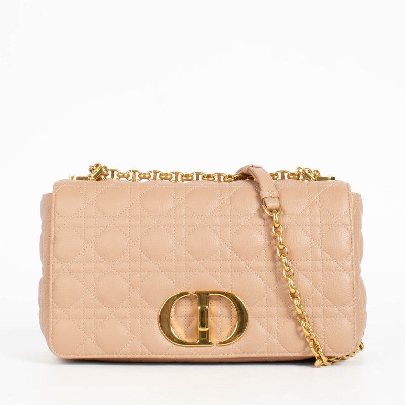 Authentic pre-loved Christian Dior Pink Large Caro Bag on Labellov.com