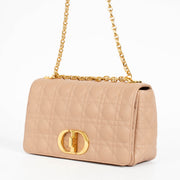 Authentic pre-loved Christian Dior Pink Large Caro Bag on Labellov.com