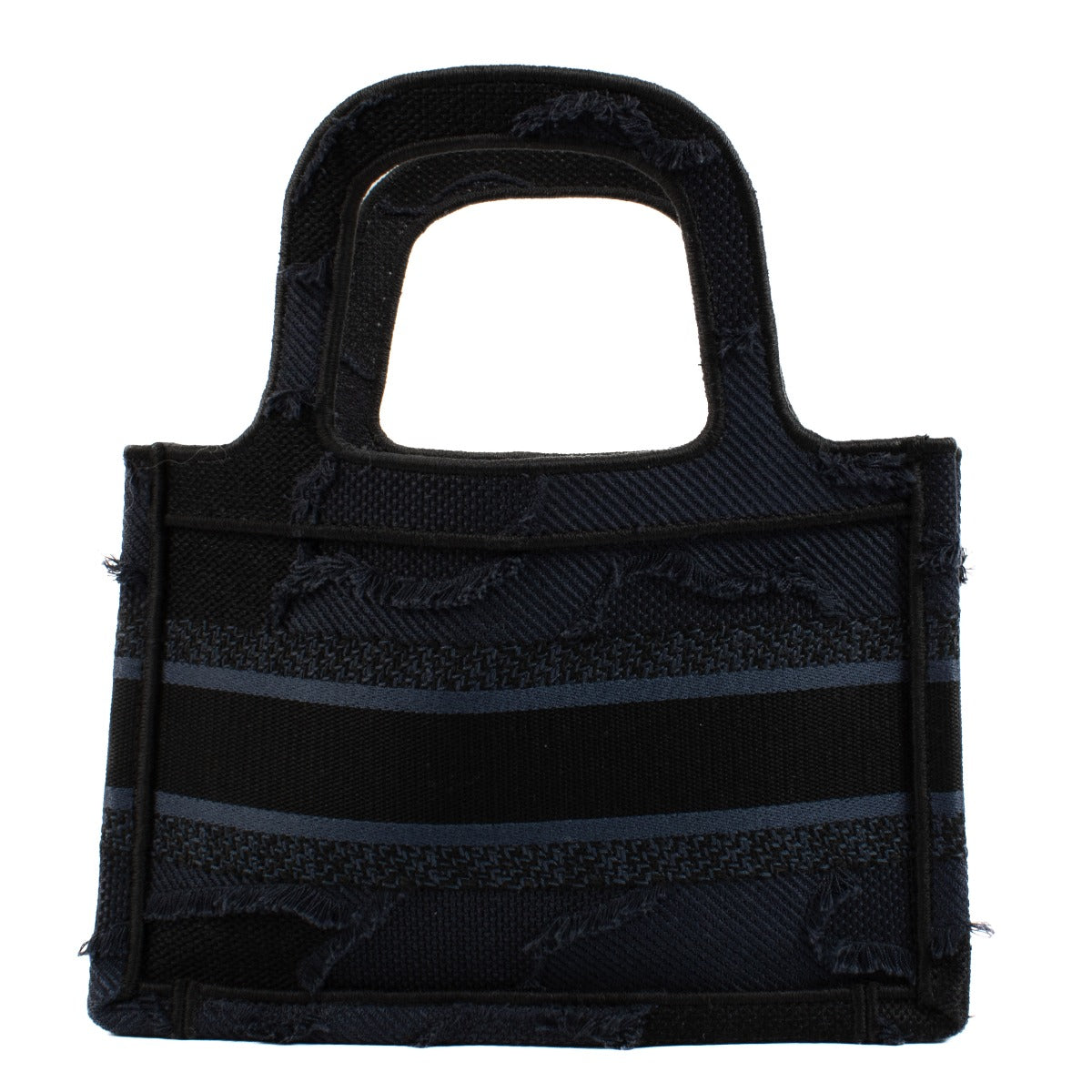 Shop safe online at Labellov in Antwerp, Brussels and Knokke this 100% authentic second hand Christian Dior Navy Blue Mini Book Tote Bag