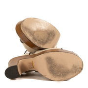 Shop 100% authentic second-hand Gucci Cream Interlocking G Platform Sandals on Labellov.com