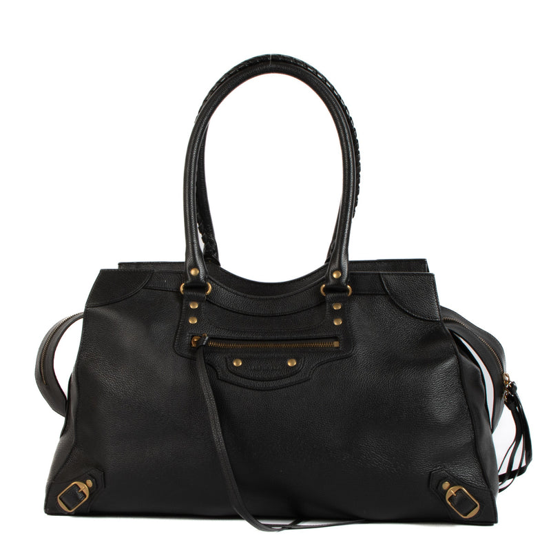 Balenciaga Black Neo Classic Large Top Handle Bag - WEEKENDER