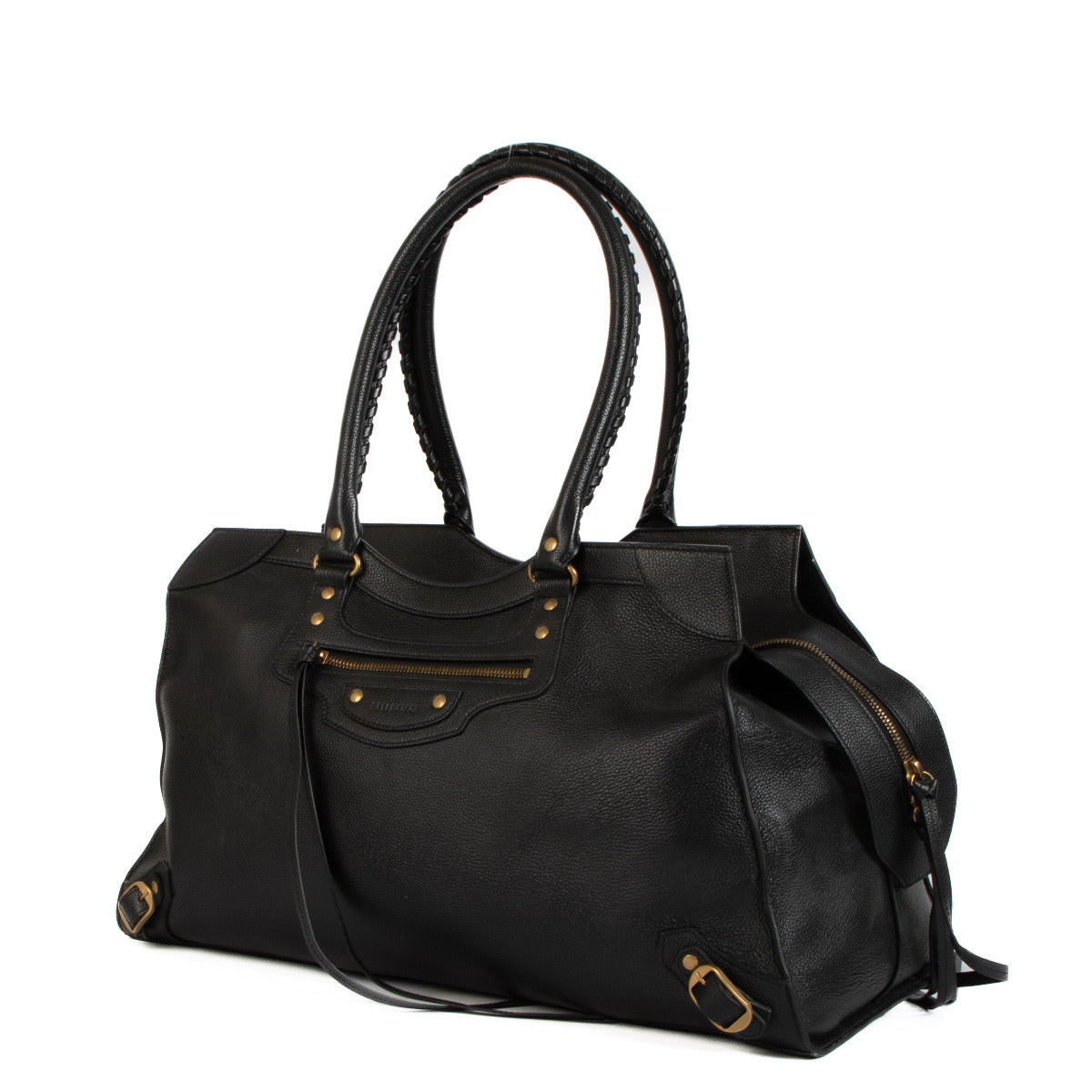 Sac fourre-tout Balenciaga Neo Classic noir grande taille - WEEKENDER