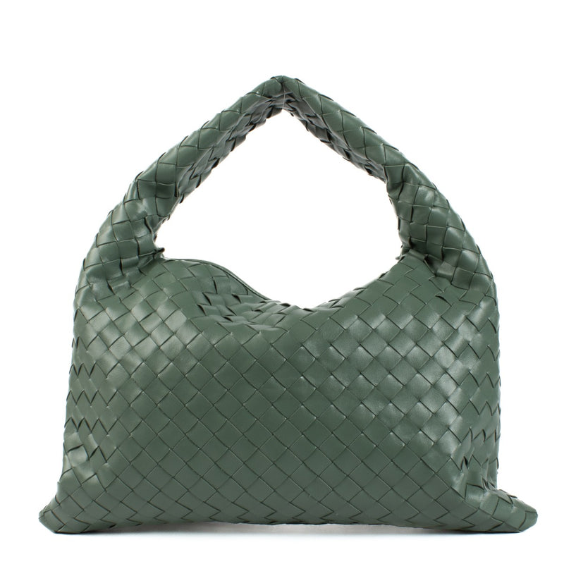 Bottega Veneta Aloe Green Small Hop Bag