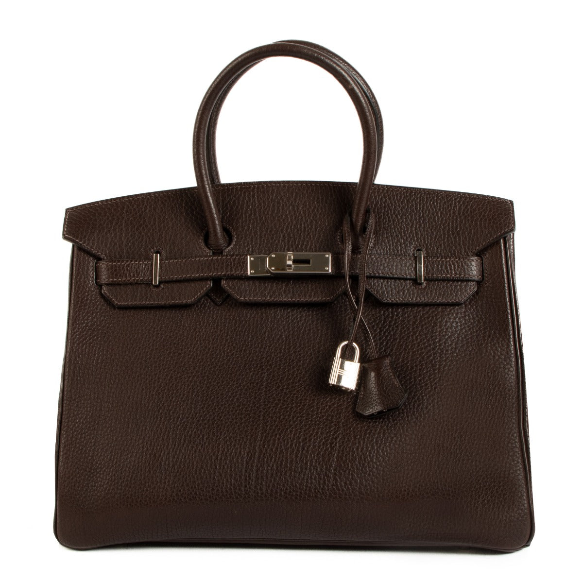 Hermès Birkin 35 Ebene Togo Palladium Hardware