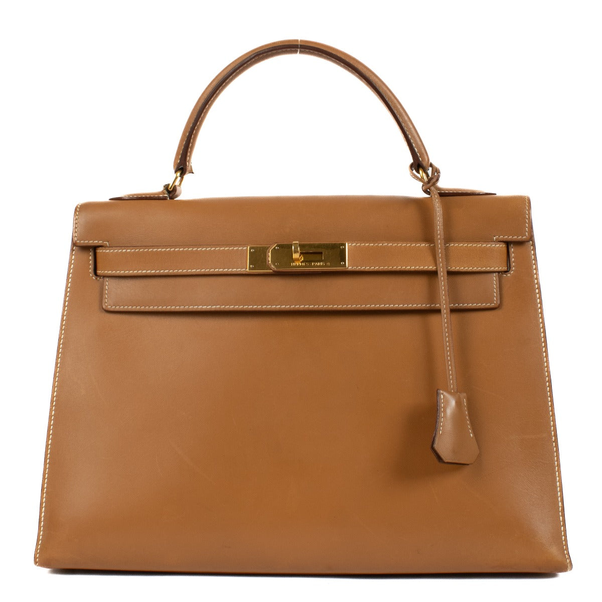 Hermès Kelly 32 Sable Naturel Chamonix GHW