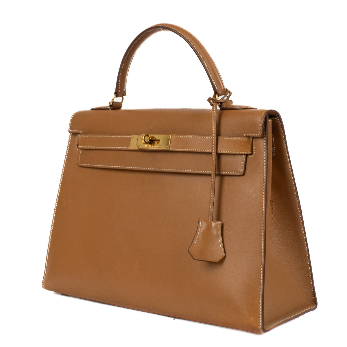Hermès Kelly 32 Sable Naturel Chamonix GHW