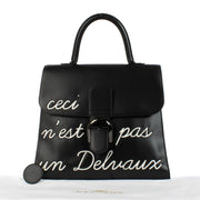 Shop safe online at Labellov in Antwerp, Brussels and Knokke this 100% authentic second hand Delvaux Black Brillant L'Humour GM Bag