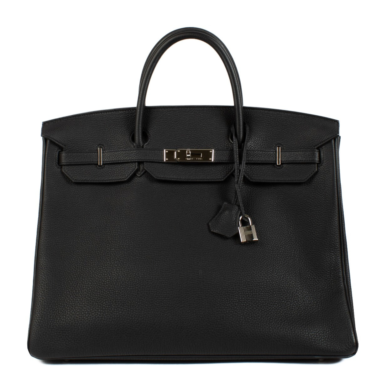 Shop authentic pre-owned second hand Hermès 2022 Birkin 40 Black Togo Palladium