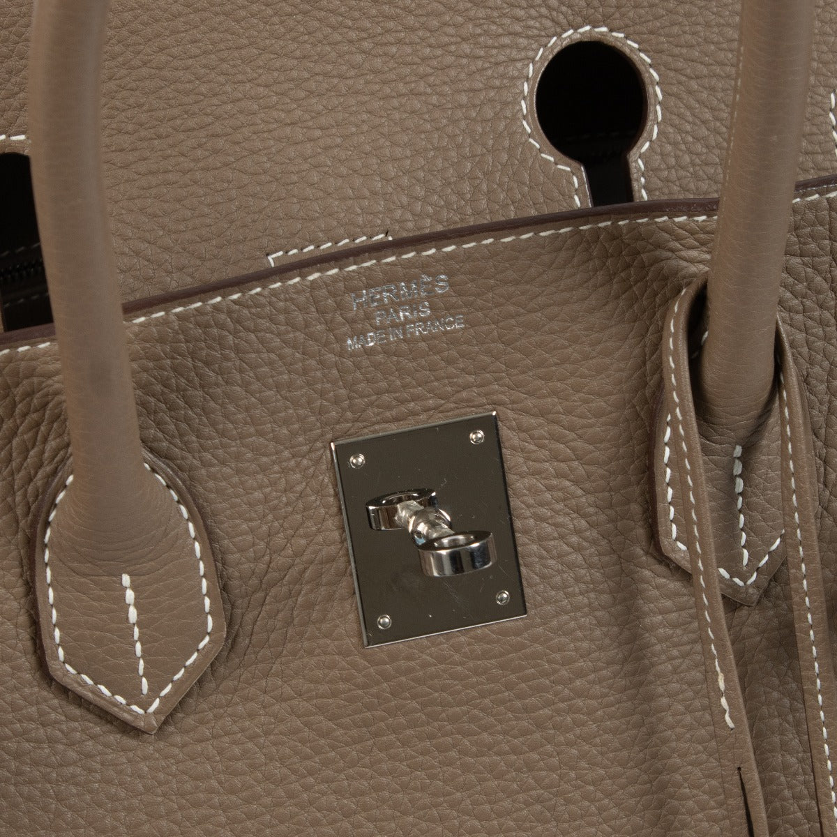 Hermès Birkin 35 Etoupe Taurillon Clémence PHW