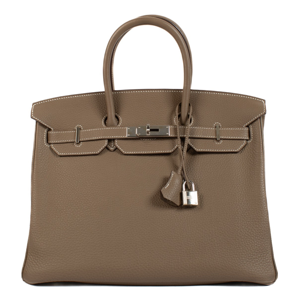 Hermès Birkin 35 Etoupe Taurillon Clemence PHW