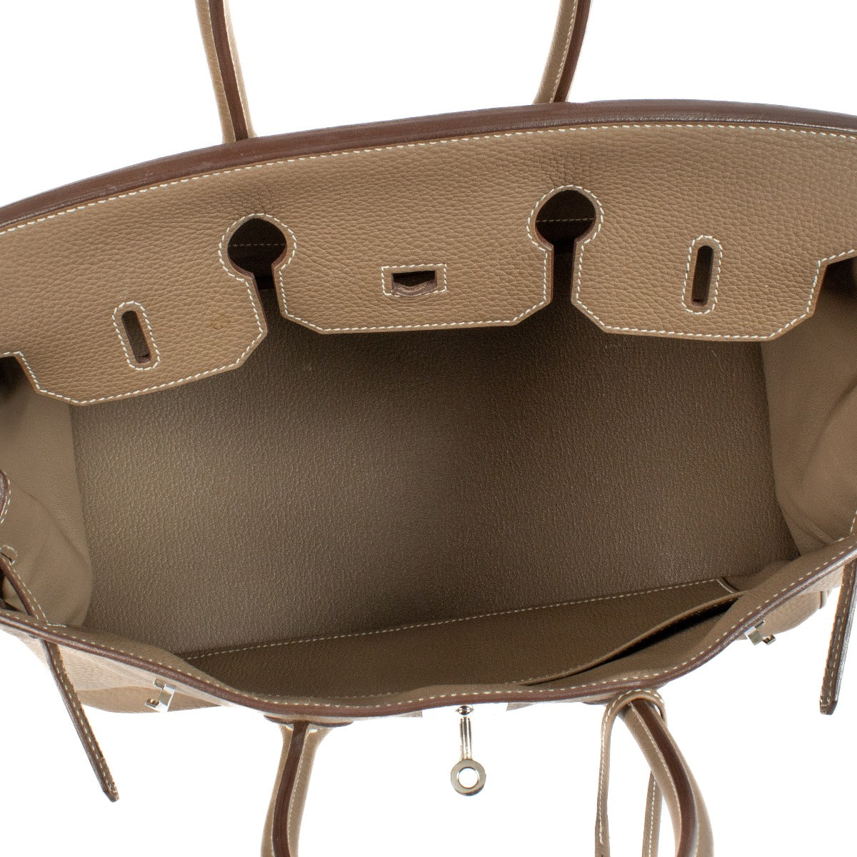 Hermès Birkin 35 Etoupe Taurillon Clémence PHW