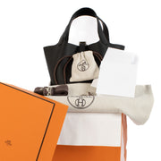 Hermès Picotin 18 Black Clemence PHW