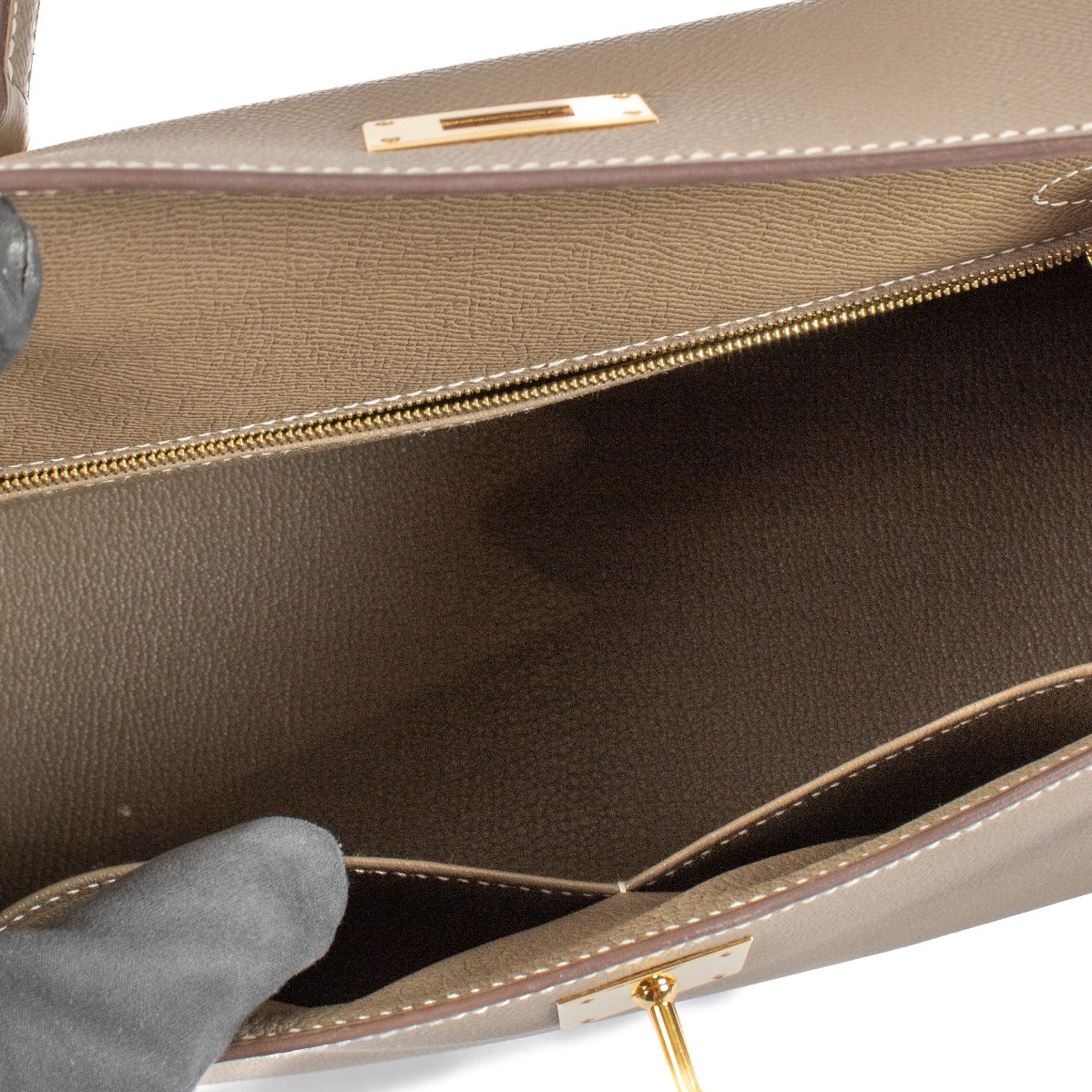 Hermès Kelly 28 Étoupe Epsom GHW