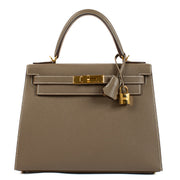 Hermès Kelly 28 Etoupe Epsom GHW