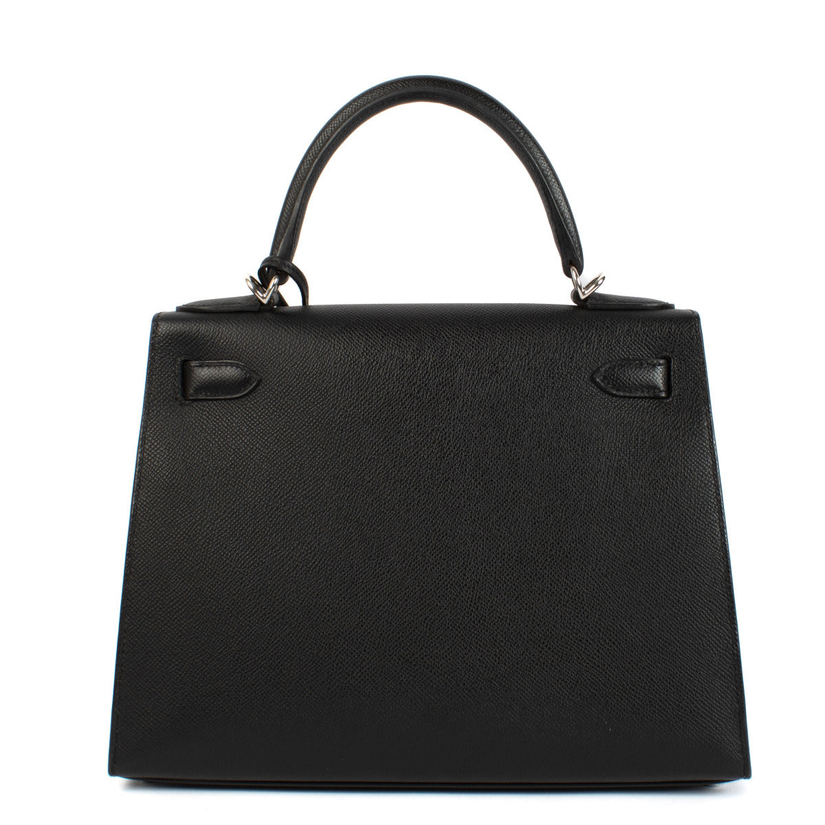 Shop Hermès Kelly 28 Black Epsom PHW bag online at Labellov