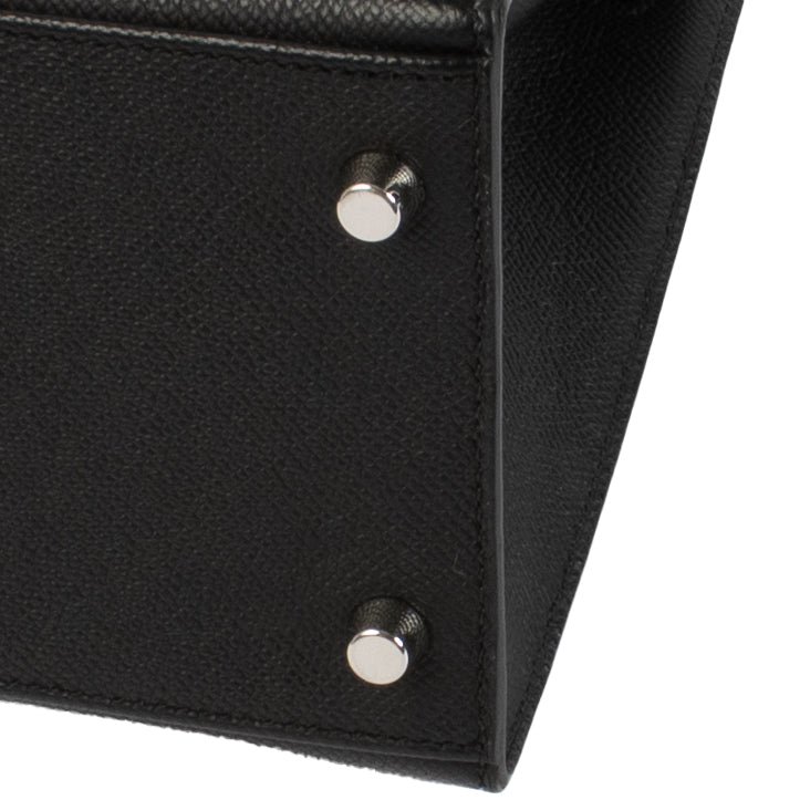 Hermès Kelly 28 Black Epsom PHW