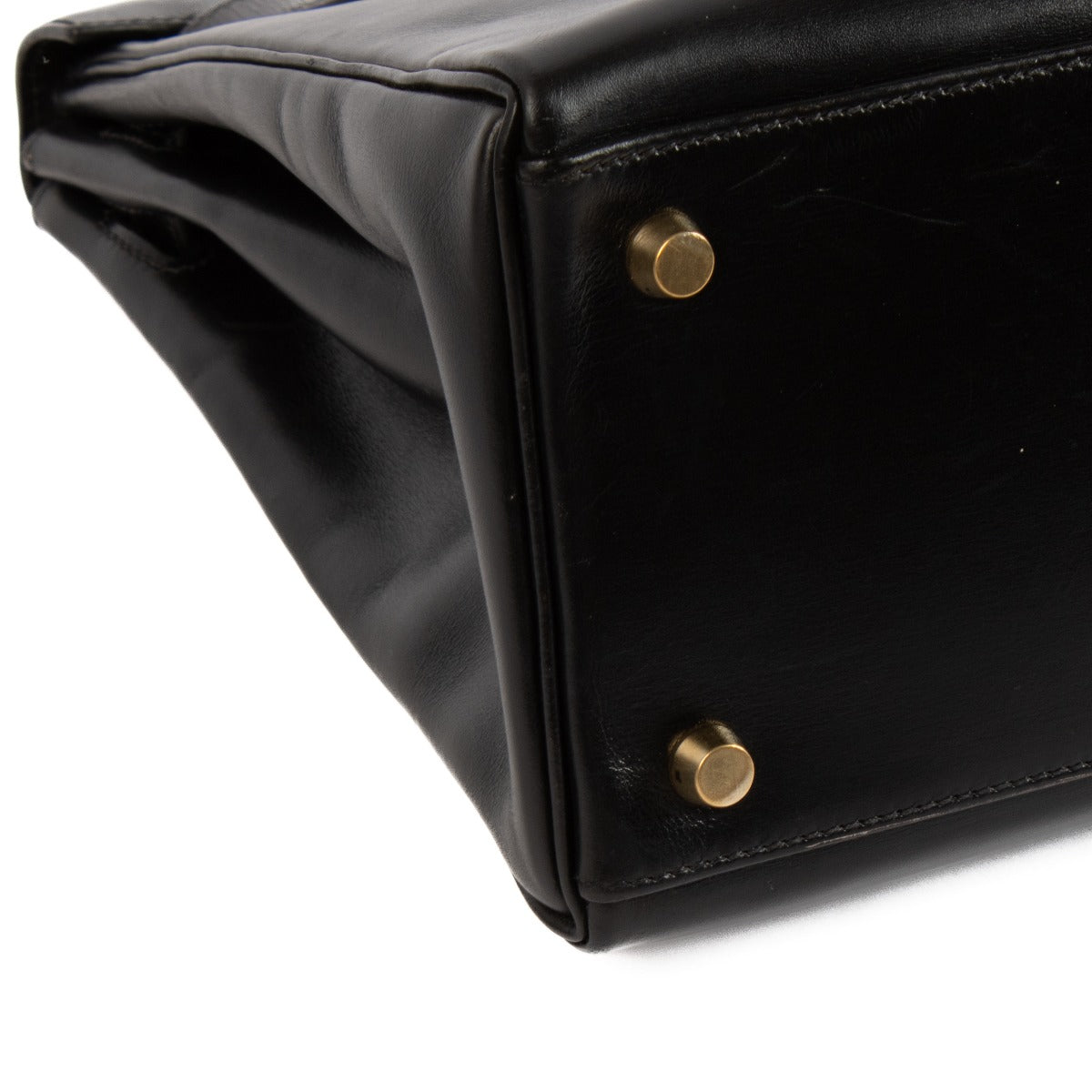 Hermès Kelly 32 Black Box GHW