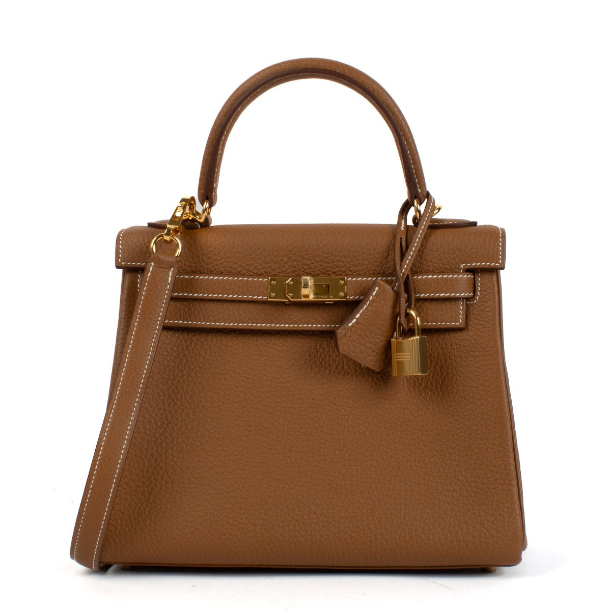 Hermès Kelly 25 Gold Togo GHW