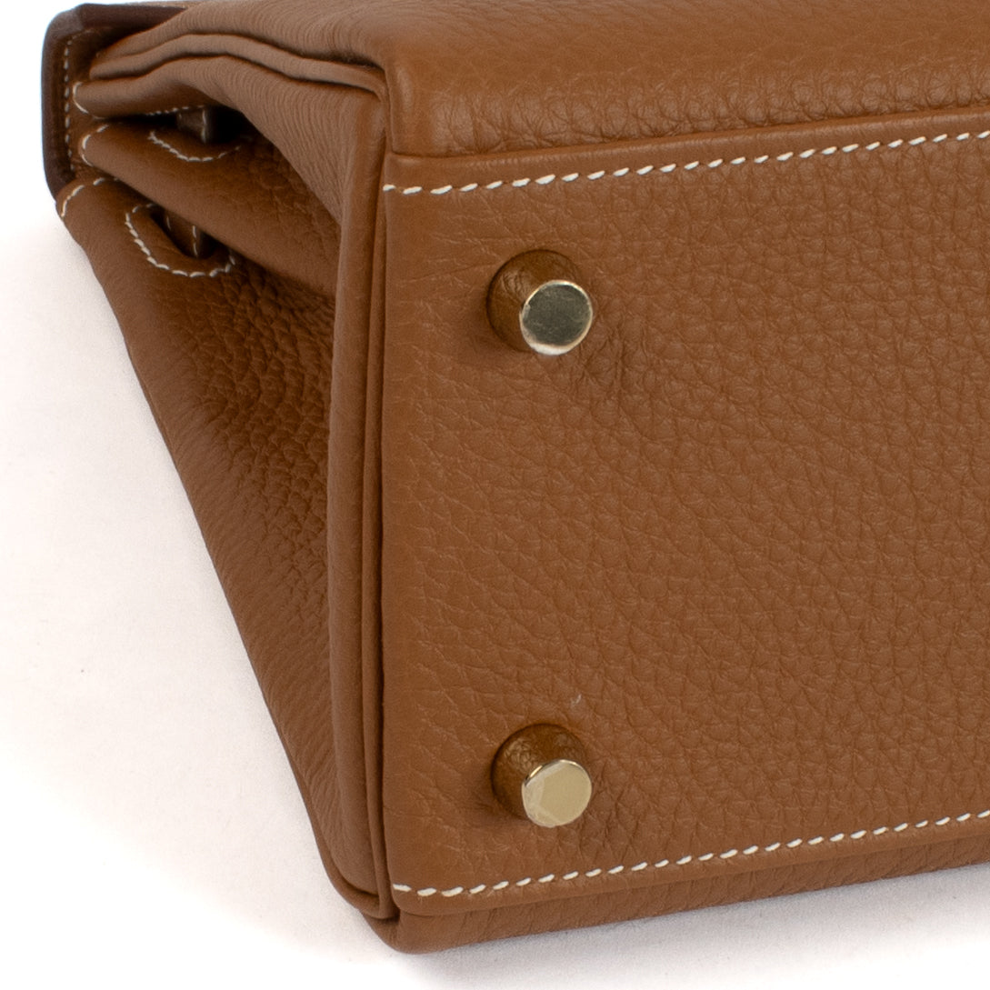 Hermès Kelly 25 Gold Togo GHW