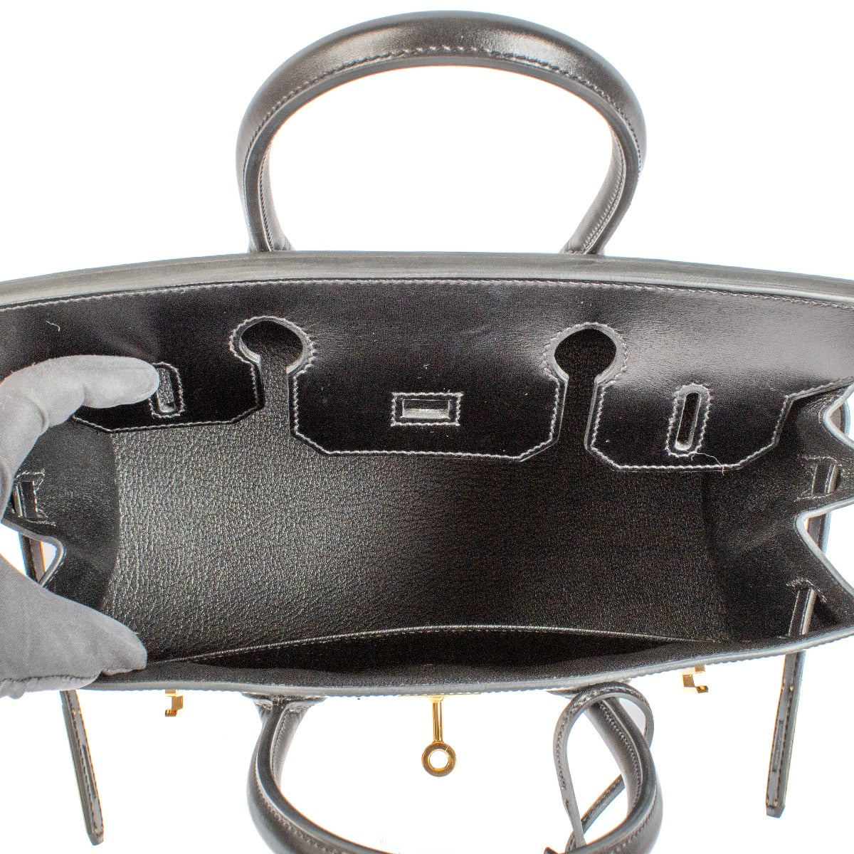 Hermès Birkin 30 Noir Box GHW