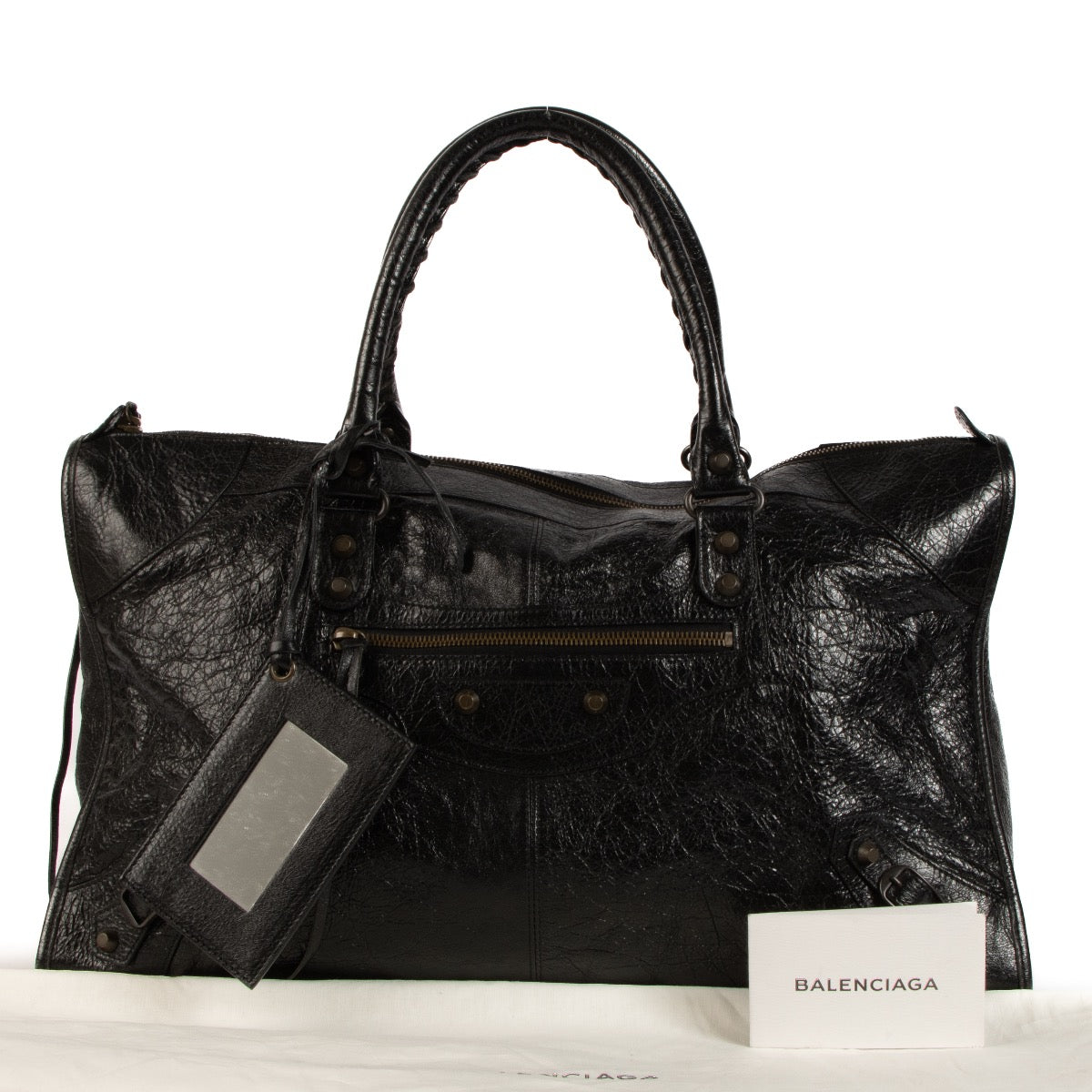 shop 100% authentic second hand Balenciaga Black Arena Classic Work Bag on Labellov.com