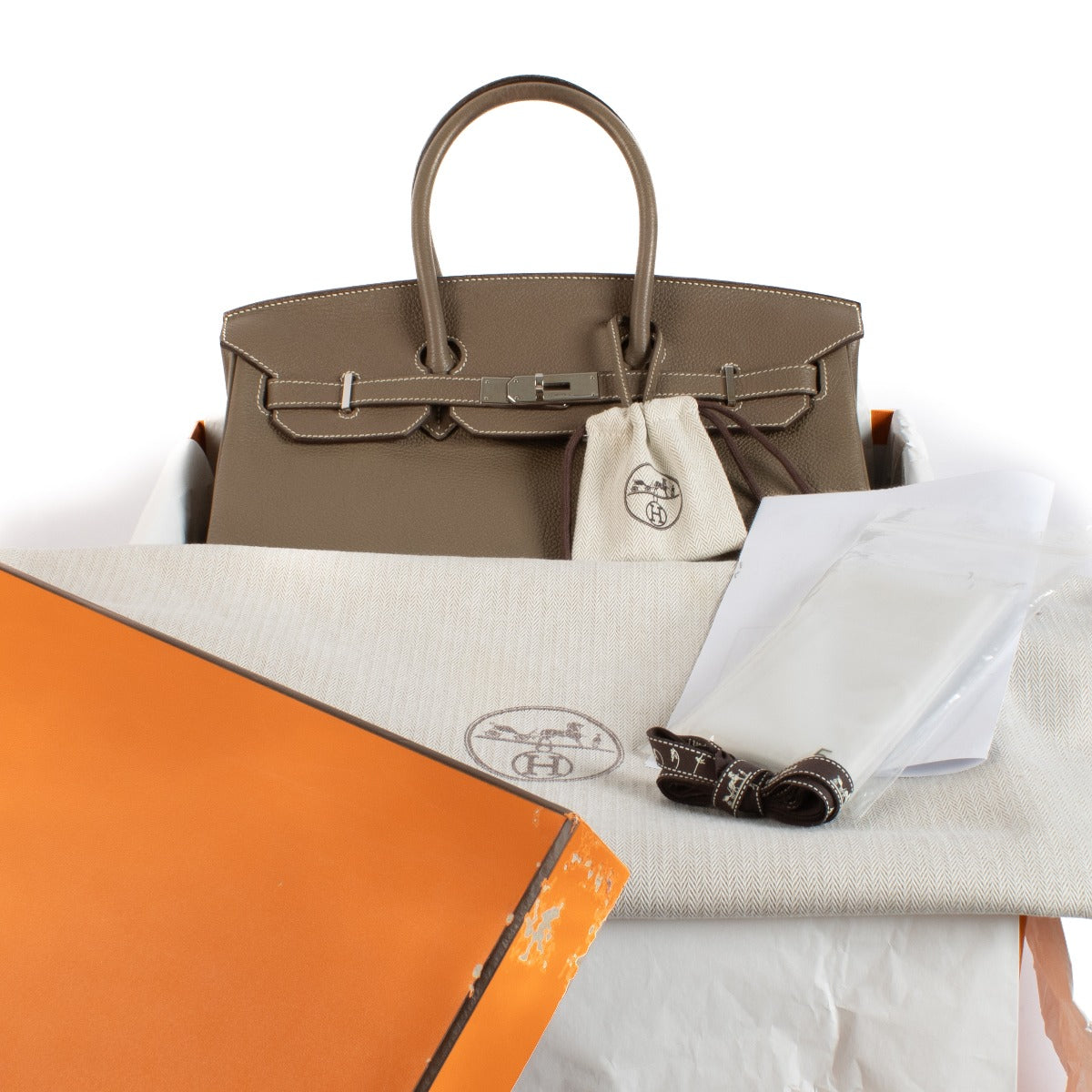 Hermès Birkin 35 Etoupe Togo PHW