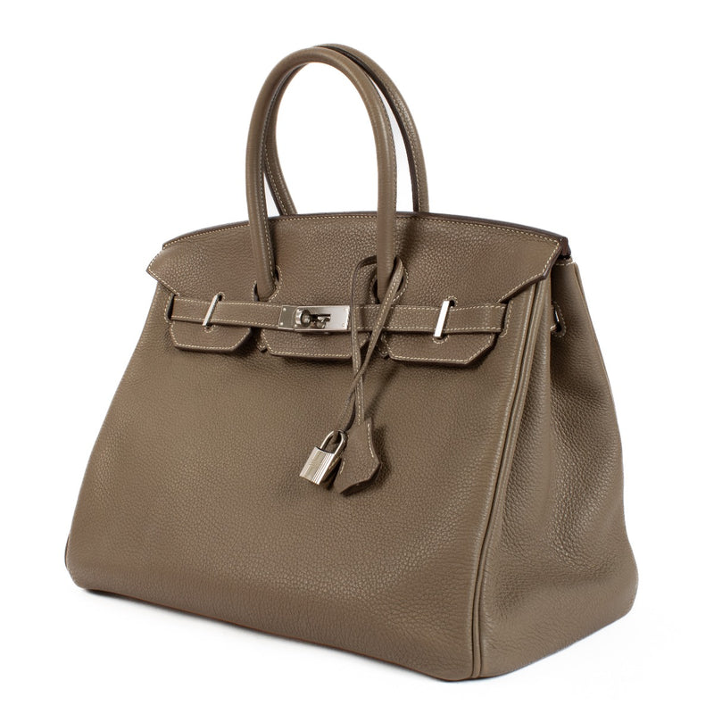 Hermès Birkin 35 Etoupe Togo PHW