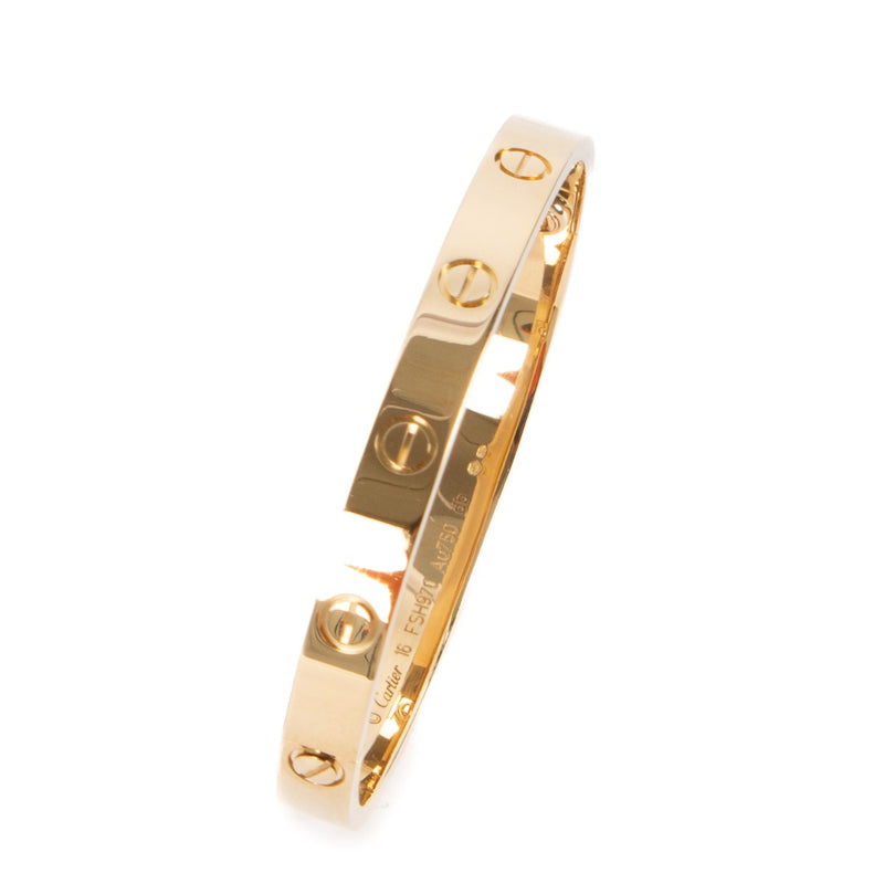 Cartier Yellow Gold LOVE Bracelet - Size 16