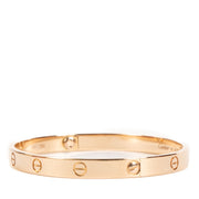 Authentic second hand vintage Cartier Rose Gold LOVE Bracelet on www.labellov.com