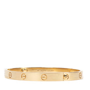 Second hand Cartier Yellow Gold LOVE Bracelet