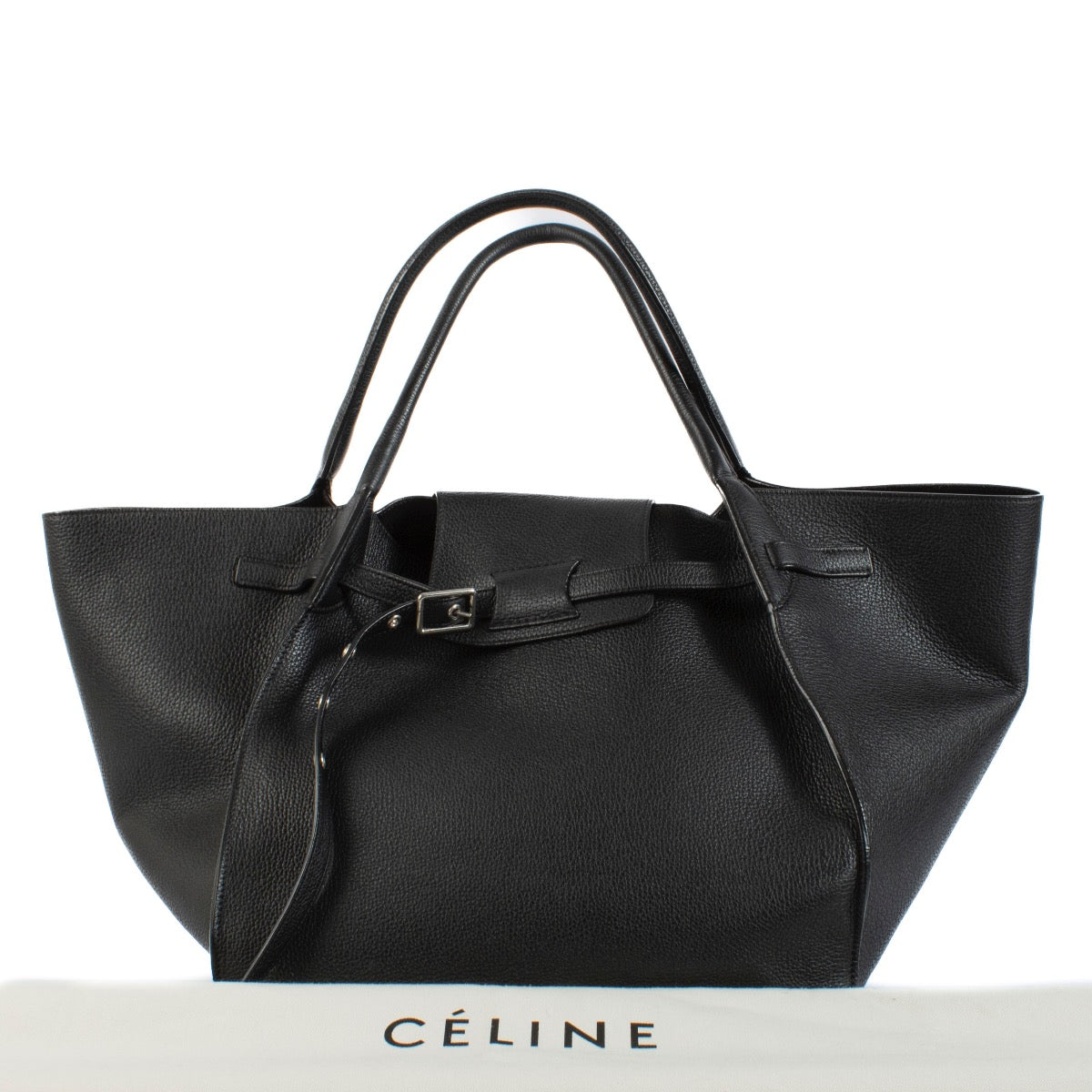Shop 100% authentic Celine Black Leather Shopper bag at Labellov.com.
