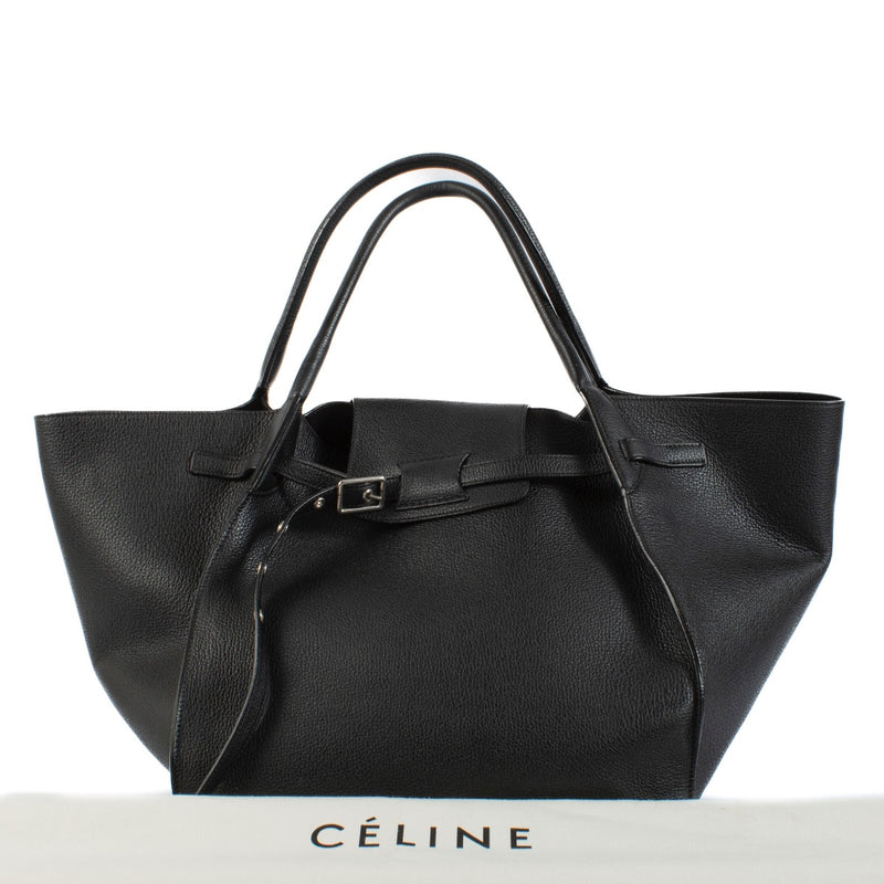 Shop 100% authentic Celine Black Leather Shopper bag at Labellov.com.