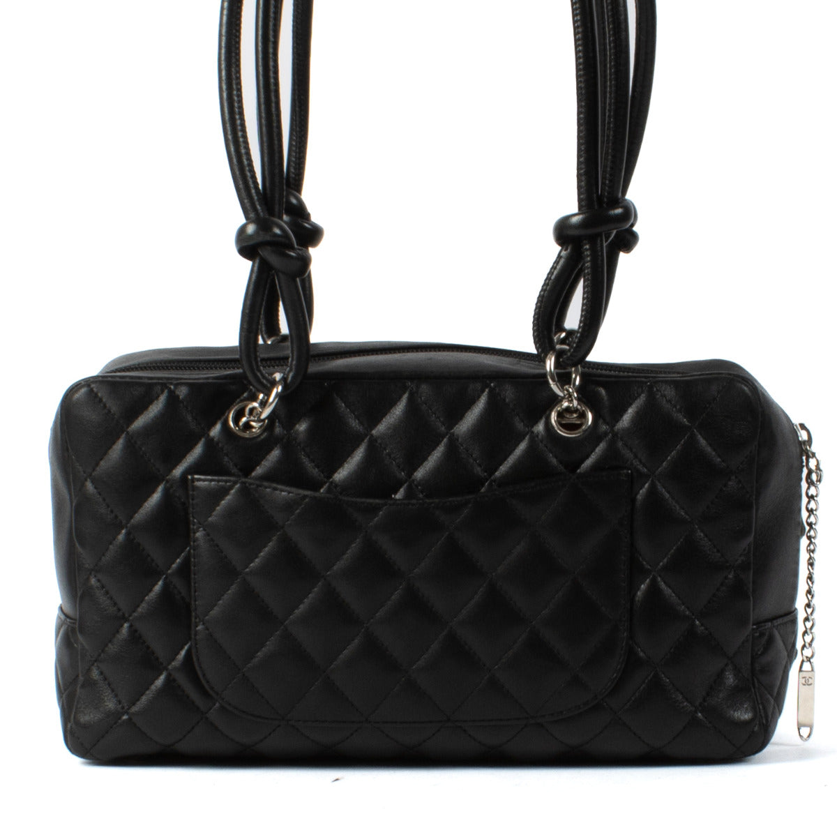 are you looking for an authentic designer Chanel Black Cambon Line Bowling Bag?