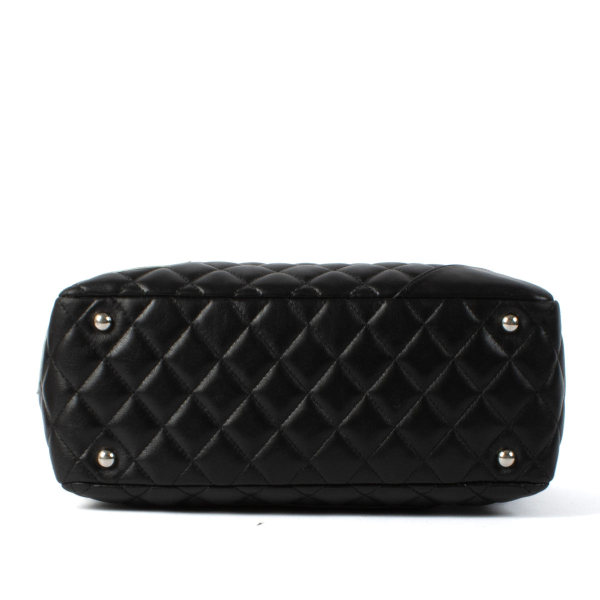 Chanel Black Cambon Line Bowling Bag