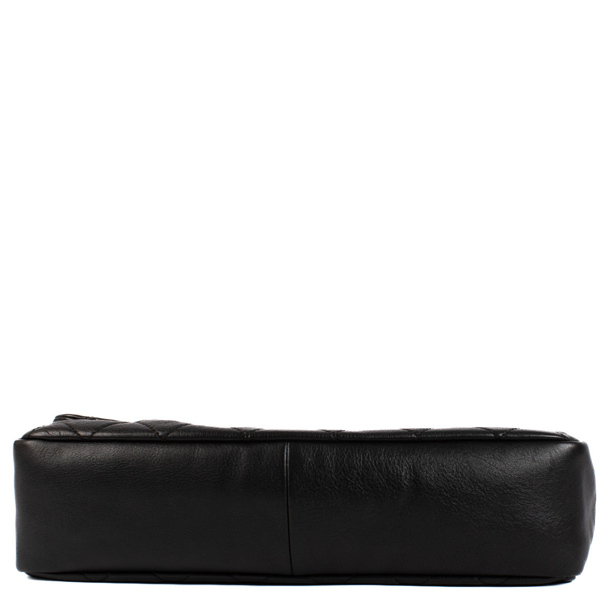 Chanel Bicolor Zwart en Bruin Kalfsleer Flap Tas