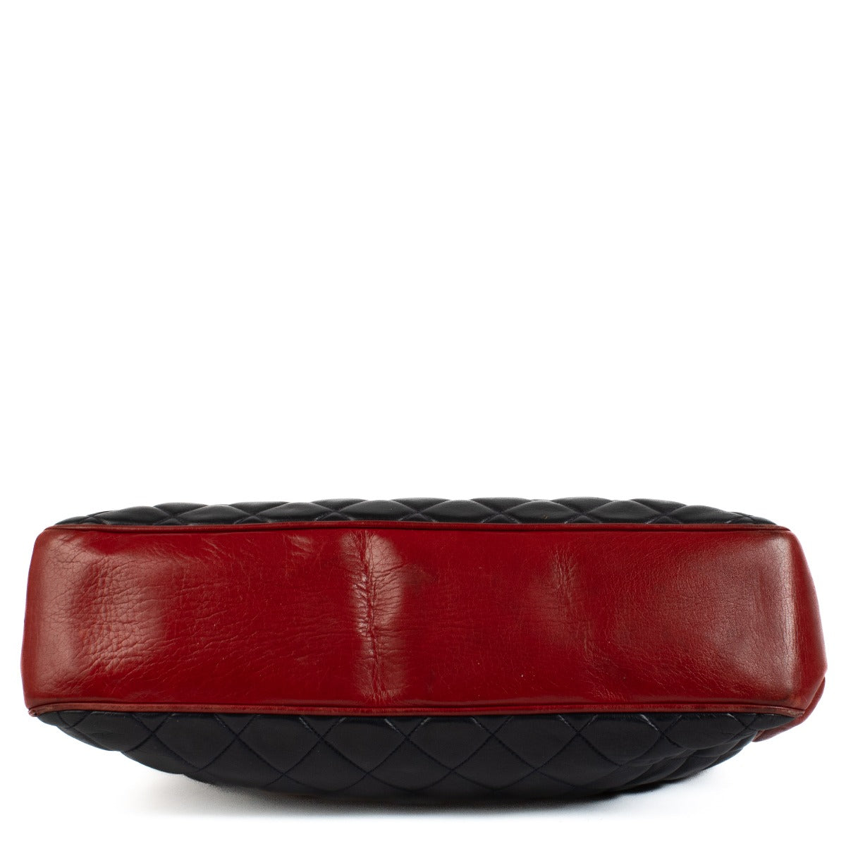 Chanel Blue/Red Quilted Lambskin Vintage Tote Bag