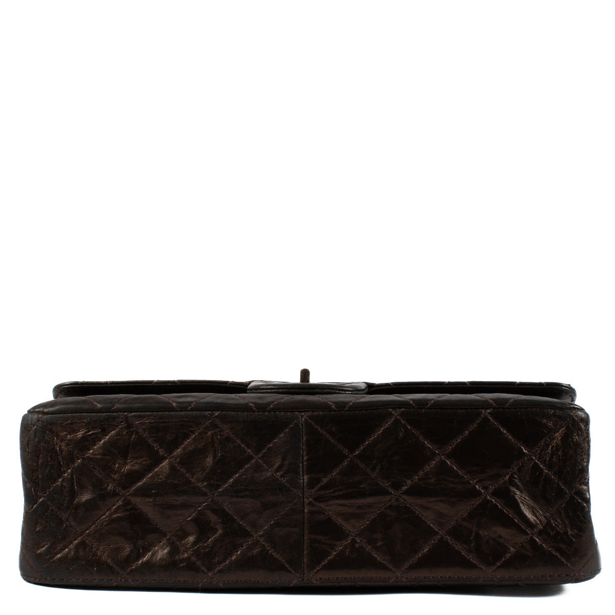 Chanel Metallic Koper Brons Maxi Reissue 2.55 Tas