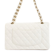 shop 100% authentic second hand Chanel White Caviar Medium Classic 11.12 Bag on Labellov.com