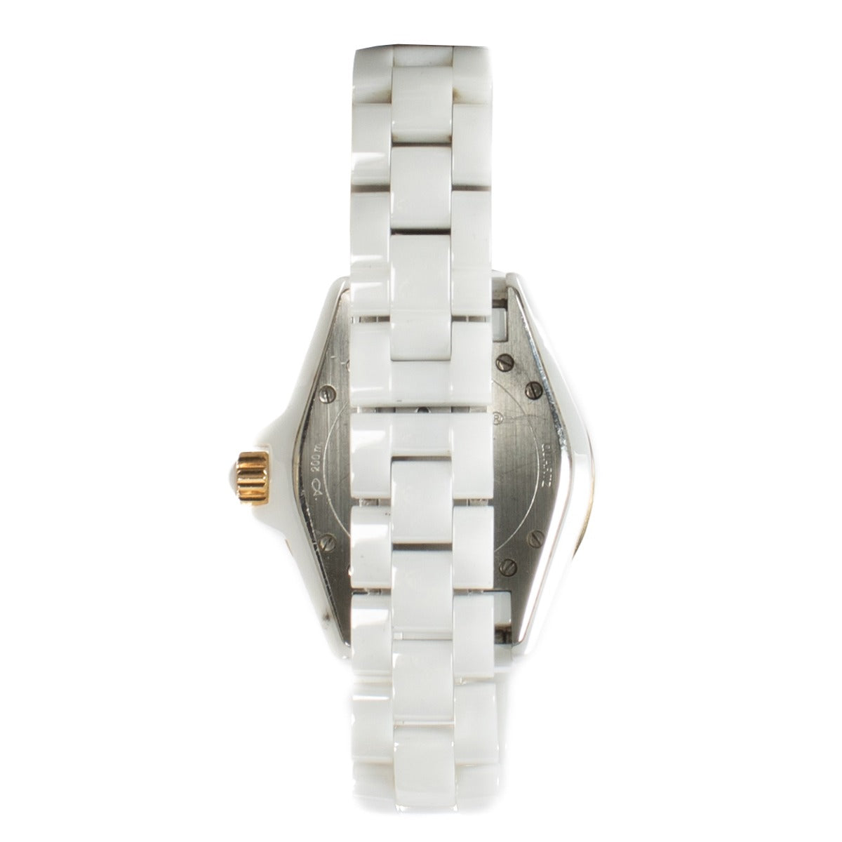 Shop 100% authentic Chanel White Watch J12 diamand + 18Kt gold - 33mm at Labellov.com.