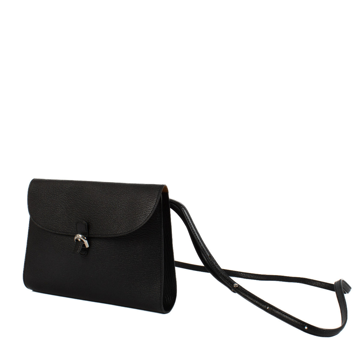 Delvaux Black Leather Mini Brillant Crossbody Belt Bag for the best price at Labellov secondhand luxury in Antwerp Knokke Brussels