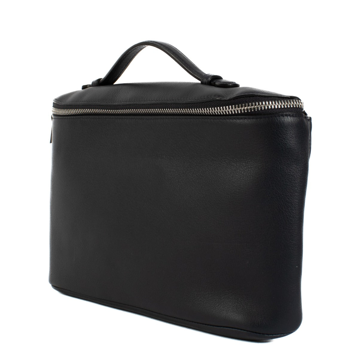 Delvaux Blue Leather Clutch Bag