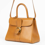 Shop this 100% authentic Delvaux Cognac Brillant MM with Gold Hardware at Labellov.com