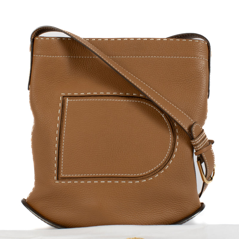 Delvaux Pin Daily Surpique Taurillon Soft Végétal Bag