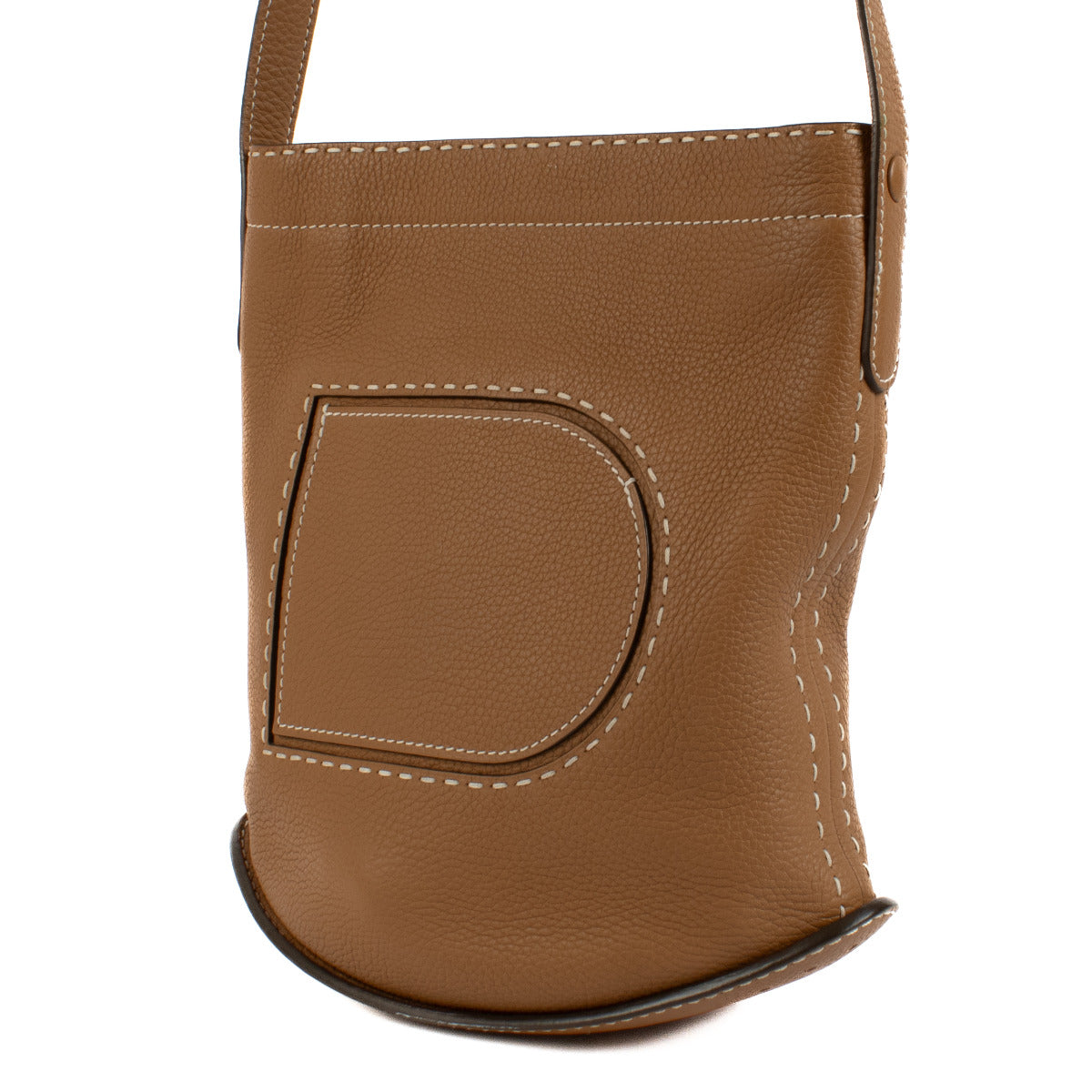 Delvaux Pin Daily Surpique Taurillon Soft Végétal Bag