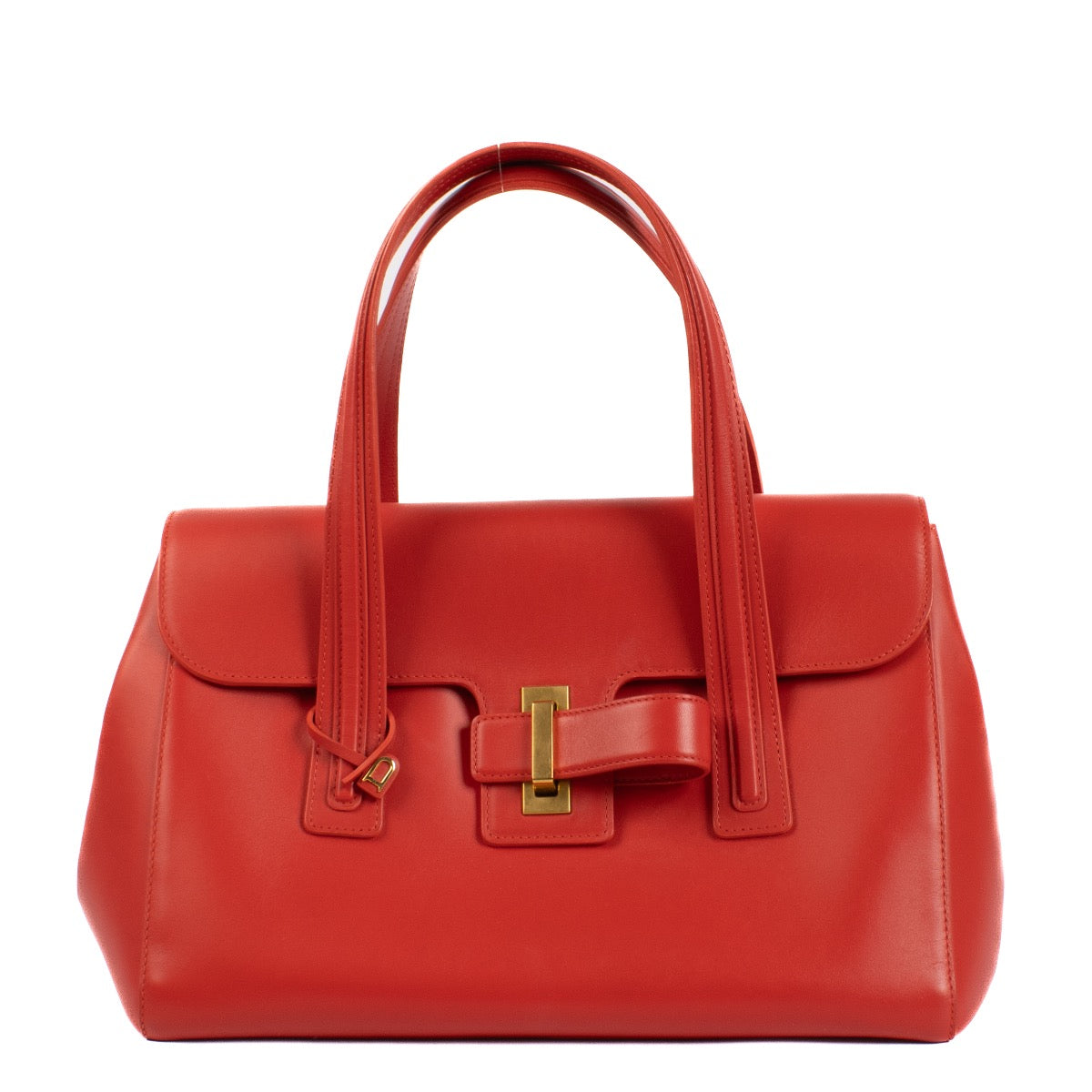 Shop safe online at Labellov in Antwerp and Knokke this 100% authentic second hand Delvaux Lipstick Cadence Simplissime Cabas Bag